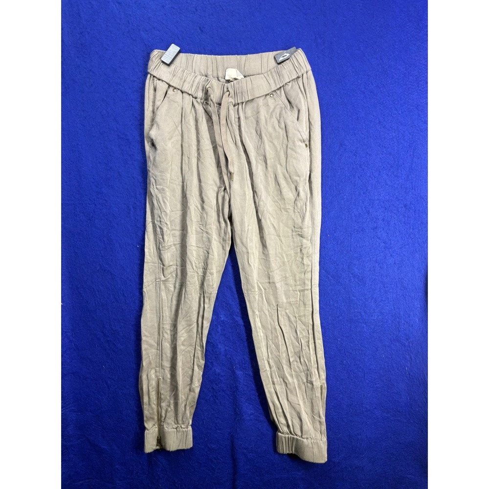 Gorpcore Womens Converse One Star Rayon Jogger Pants M Khaki Ankle Zip